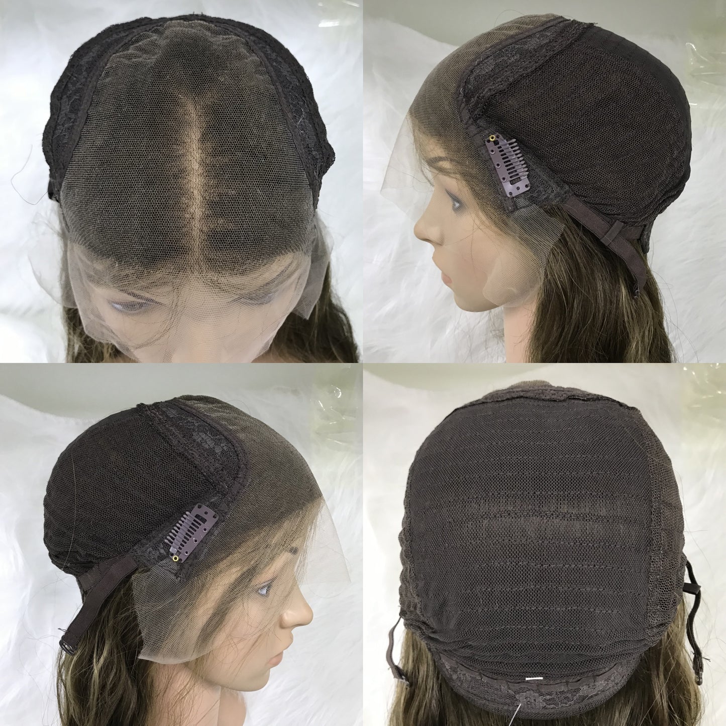 REAL HAIR WAVE FOR WHITE WOMEN SWISS LACE FRONT WIGS