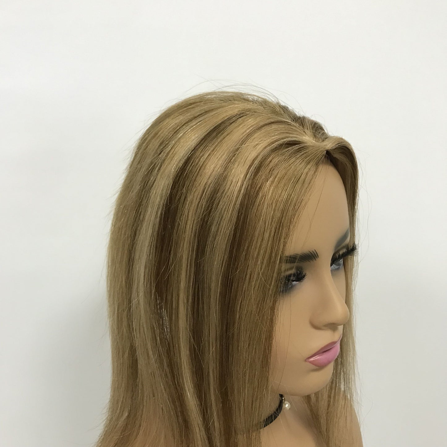 2.1"X5.5" HUMAN HAIR FOR WOMEN SILK TOP BASE TOPPER