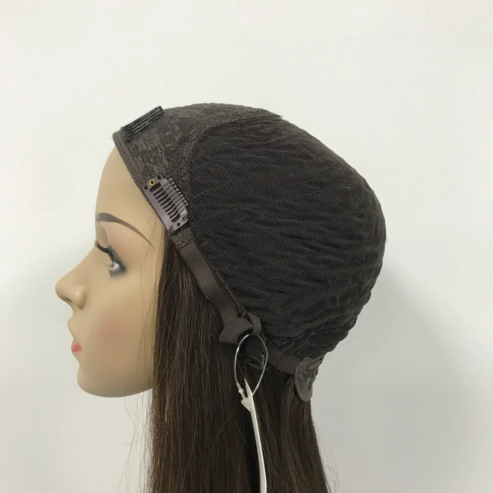 WOMEN'S EUROPEAN RAW HAIR JEWISH BAND FALL WIG