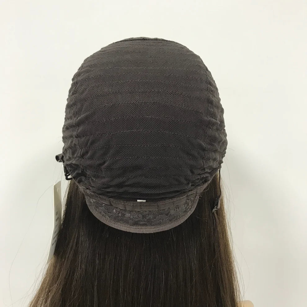 WOMEN'S EUROPEAN RAW HAIR JEWISH BAND FALL WIG