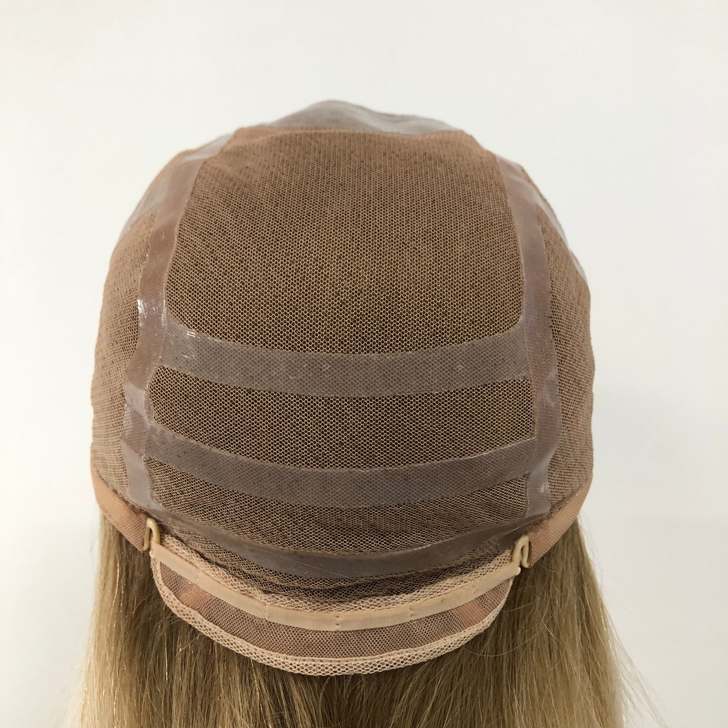 FULL HAND MADE MONO TOP HUMAN HAIR MEDICAL WIG CAP