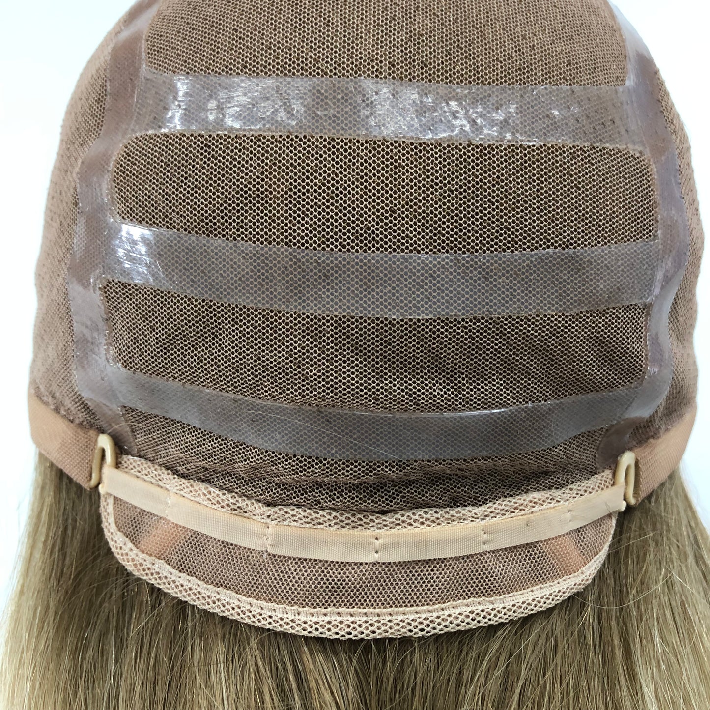 FULL HAND MADE MONO TOP HUMAN HAIR MEDICAL WIG CAP