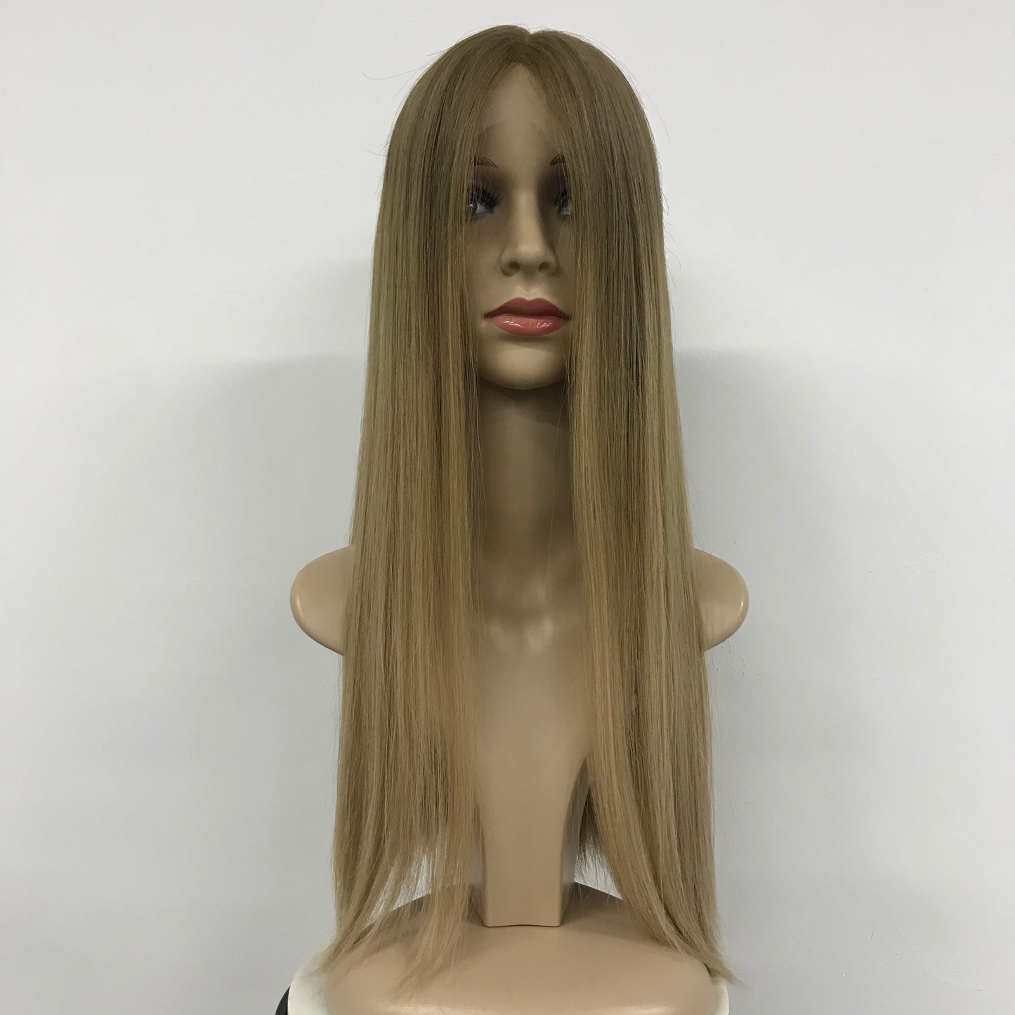 21" Lace Top Wig Silk Underneath High Double Drawn #714A