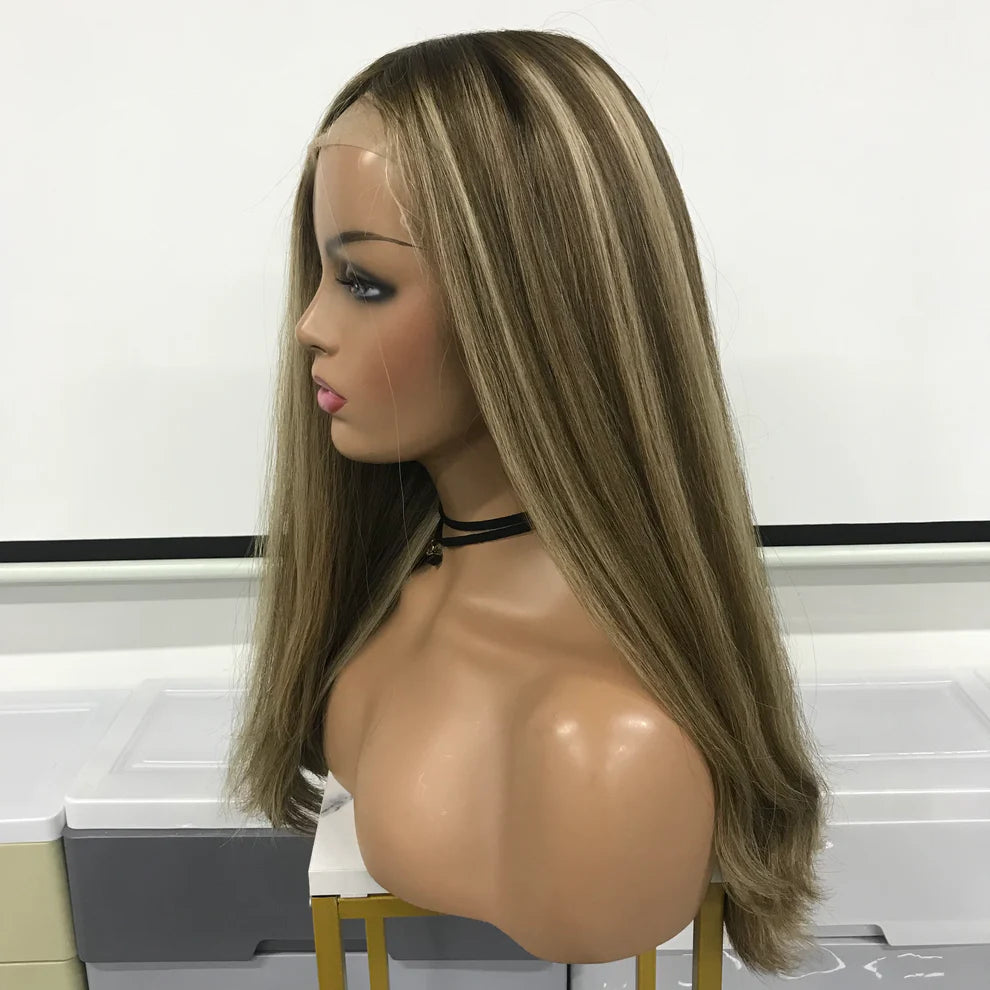 18'' JEWISH YOUNG LADY BAND FALL WIG
