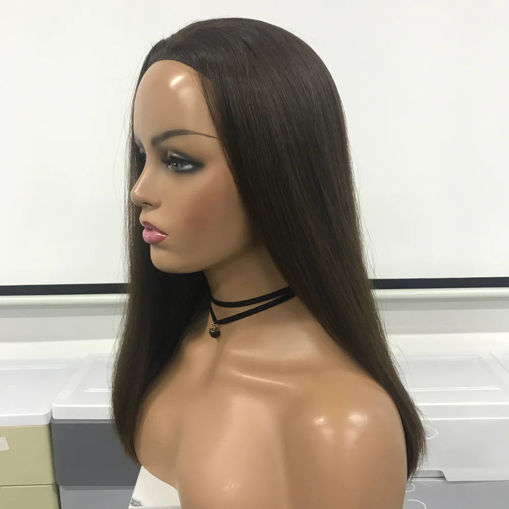 WOMEN'S EUROPEAN RAW HAIR JEWISH BAND FALL WIG