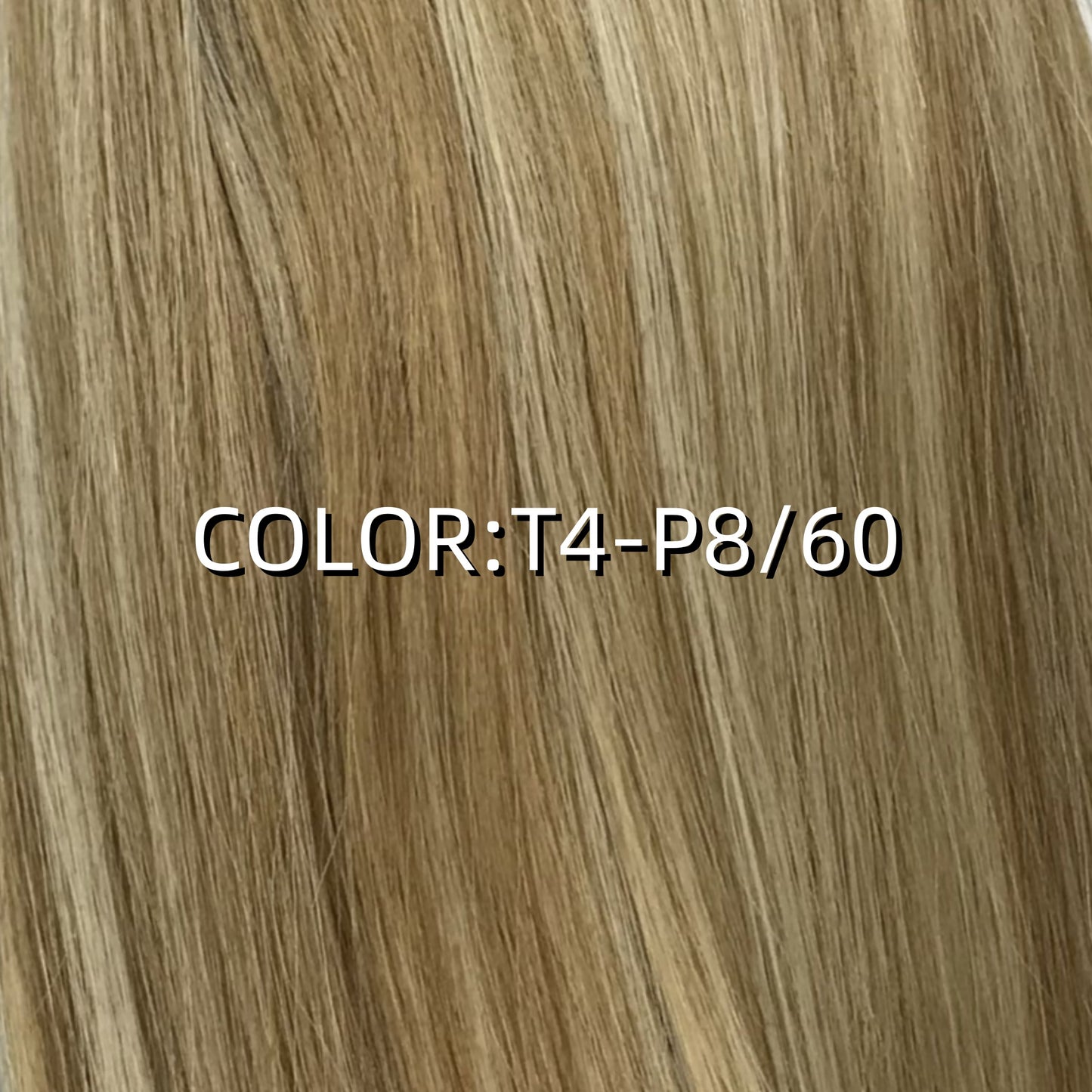 4*7 HUMAN HAIR PIECE CLIP IN V SHAPE MONO BASE TOPPER