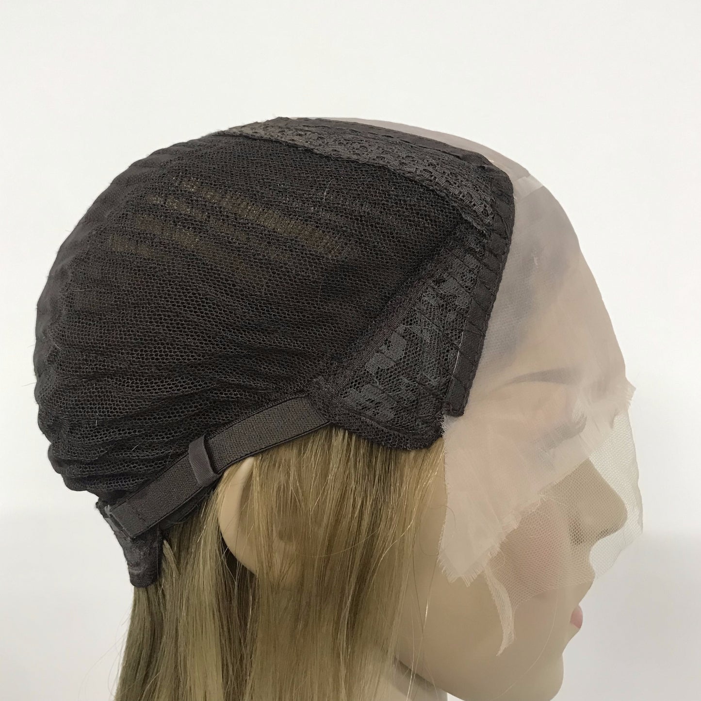 3"*5" HUMAN HAIR SILK CLOTH INVISIBLE HD LACE WIG