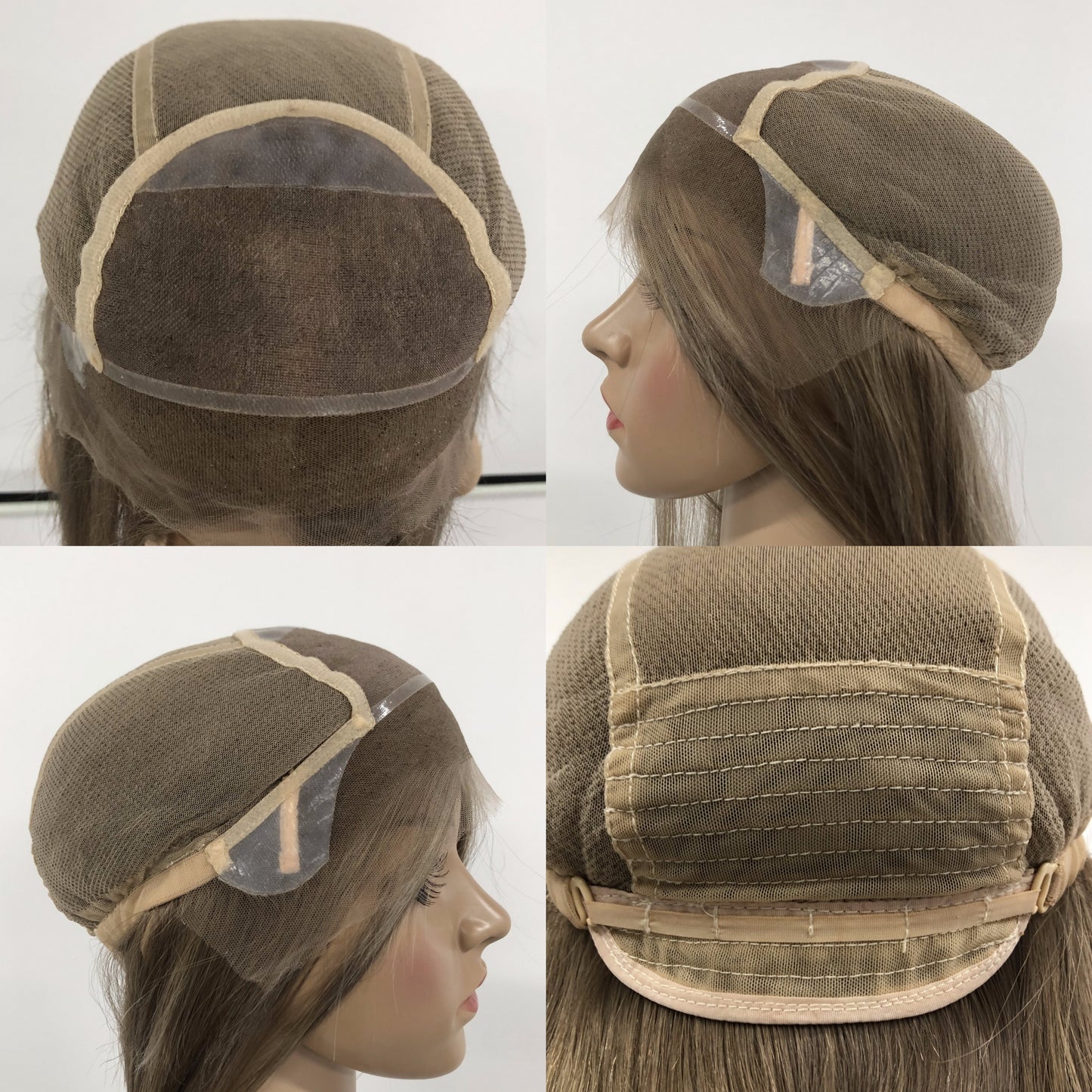HIGHT QUALITY HUMAN HAIR MONO TOP MEDICAL WIG | LACE FRON