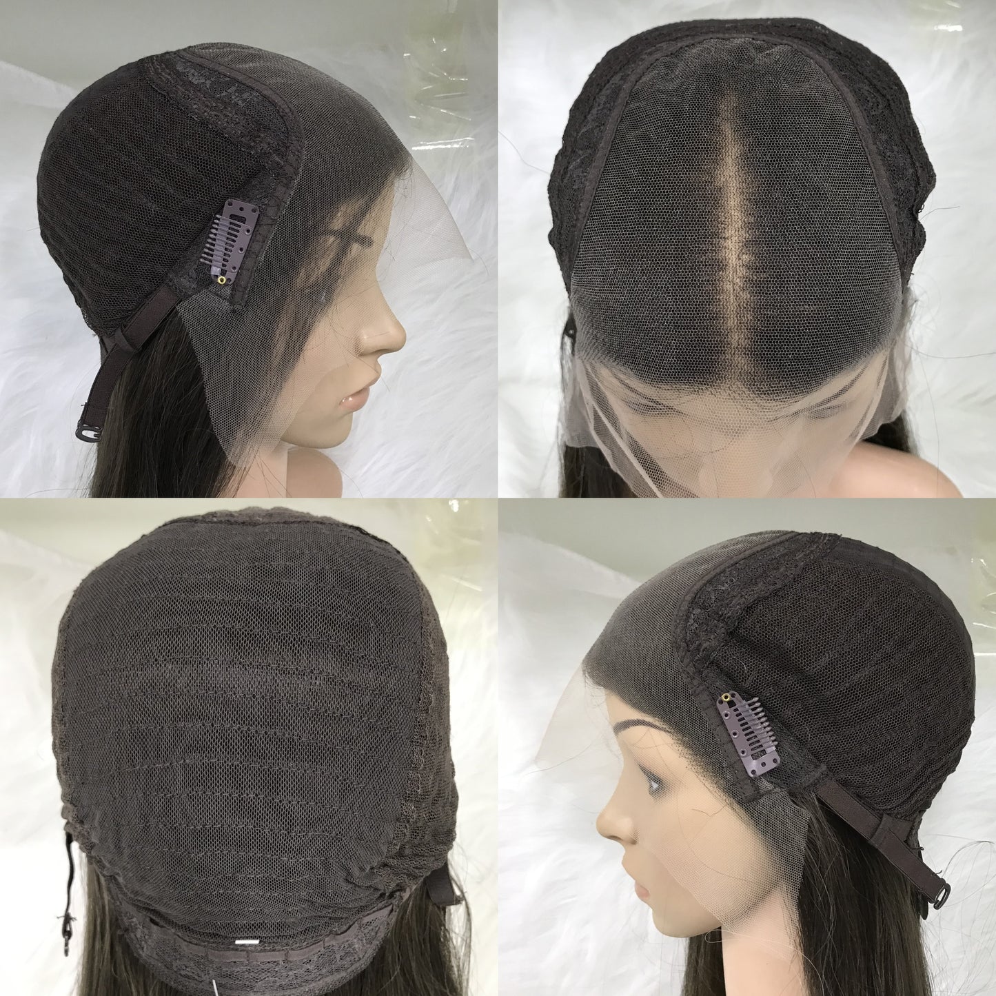 REAL HAIR FOR WHITE WOMEN SWISS LACE FRONT WIGS