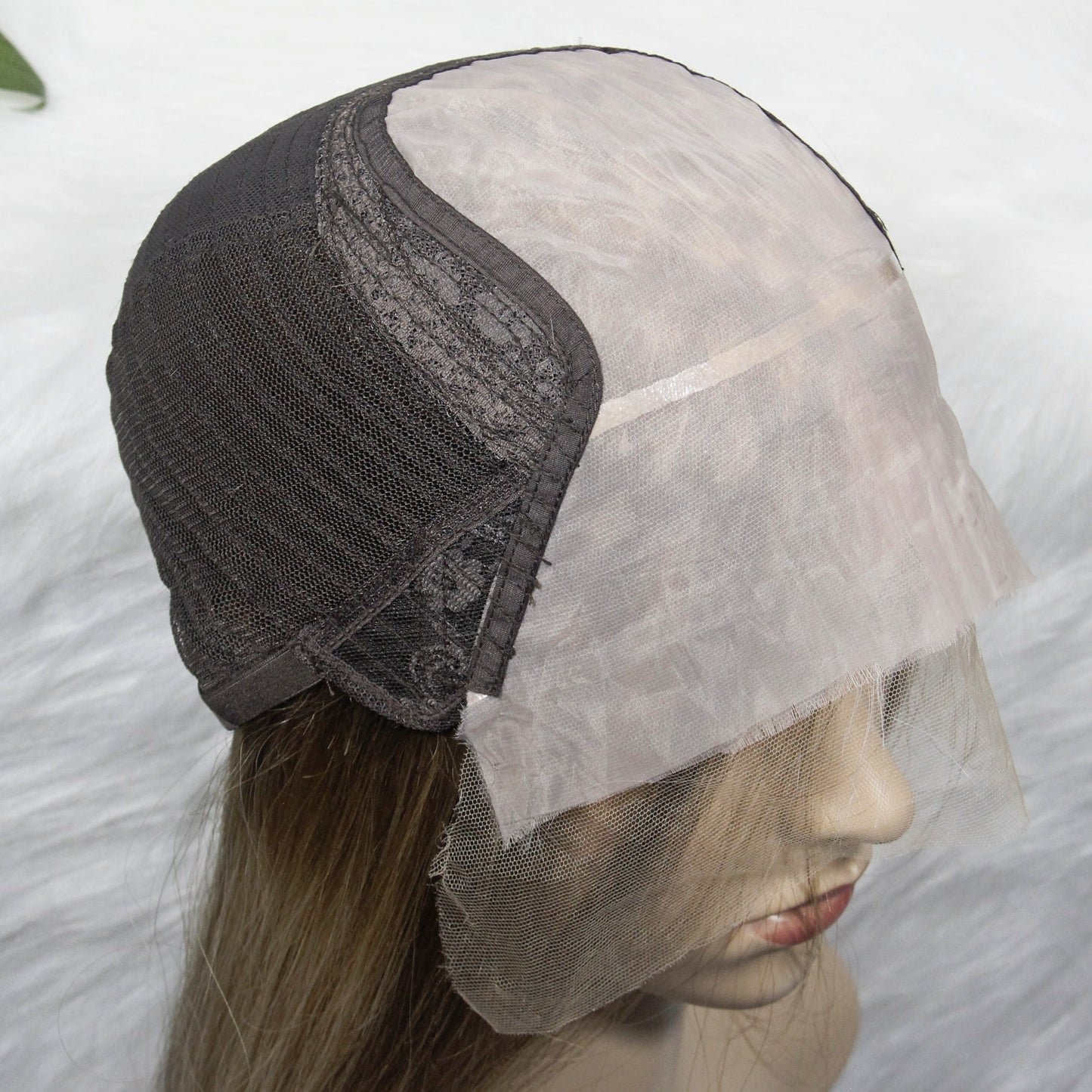 HIGHT QUALITY HALF HAND MADE SILK CLOTH LACE TOP HAIR WIG