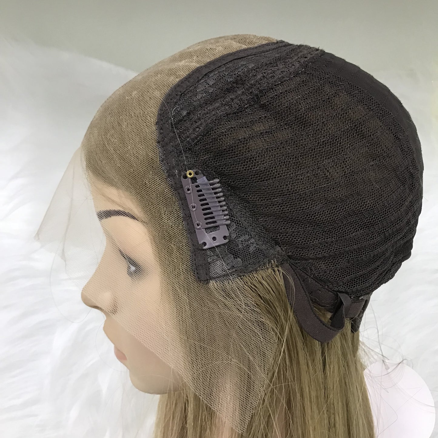 HIGHT QUALIT HUMAN JEWISH HAIR HD LACE TOP WIG