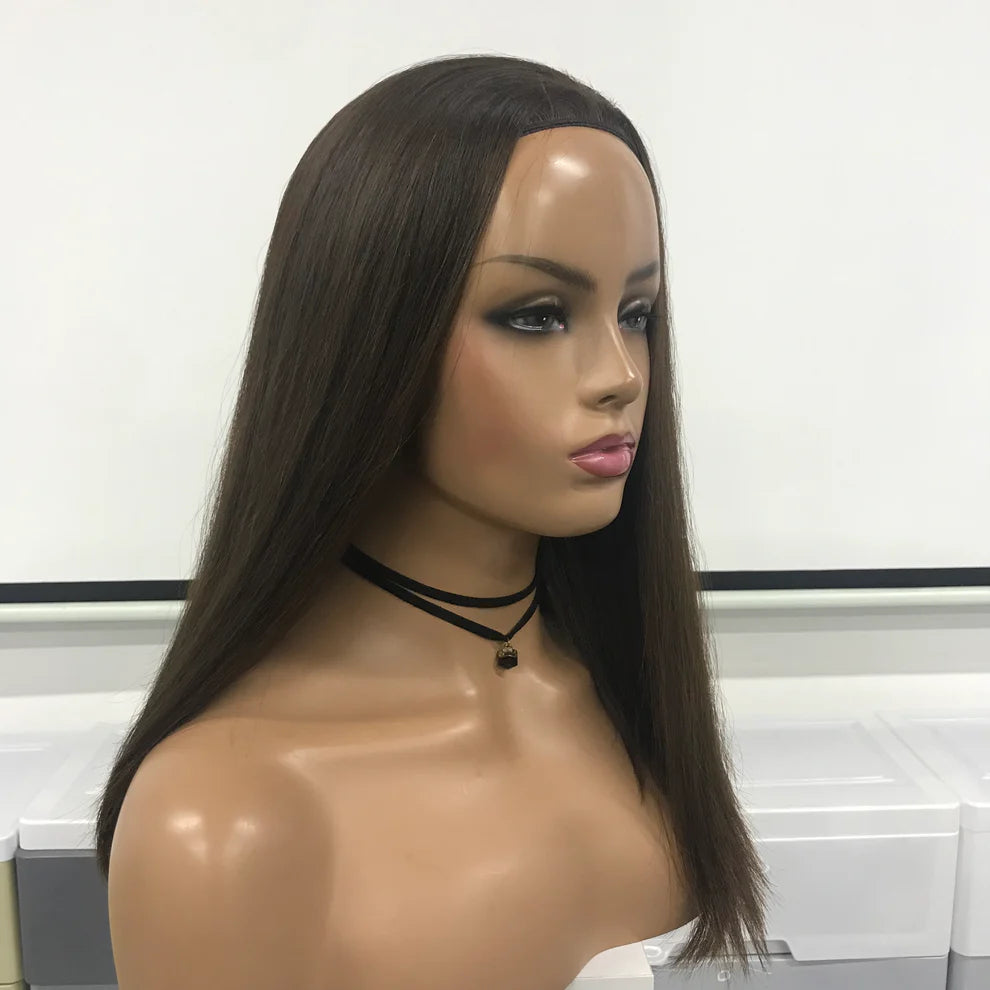 WOMEN'S EUROPEAN RAW HAIR JEWISH BAND FALL WIG