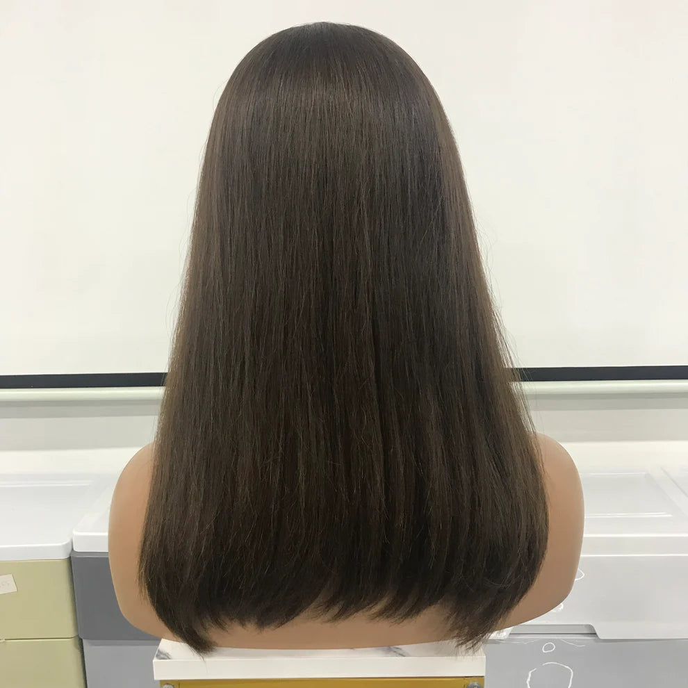 WOMEN'S EUROPEAN RAW HAIR JEWISH BAND FALL WIG