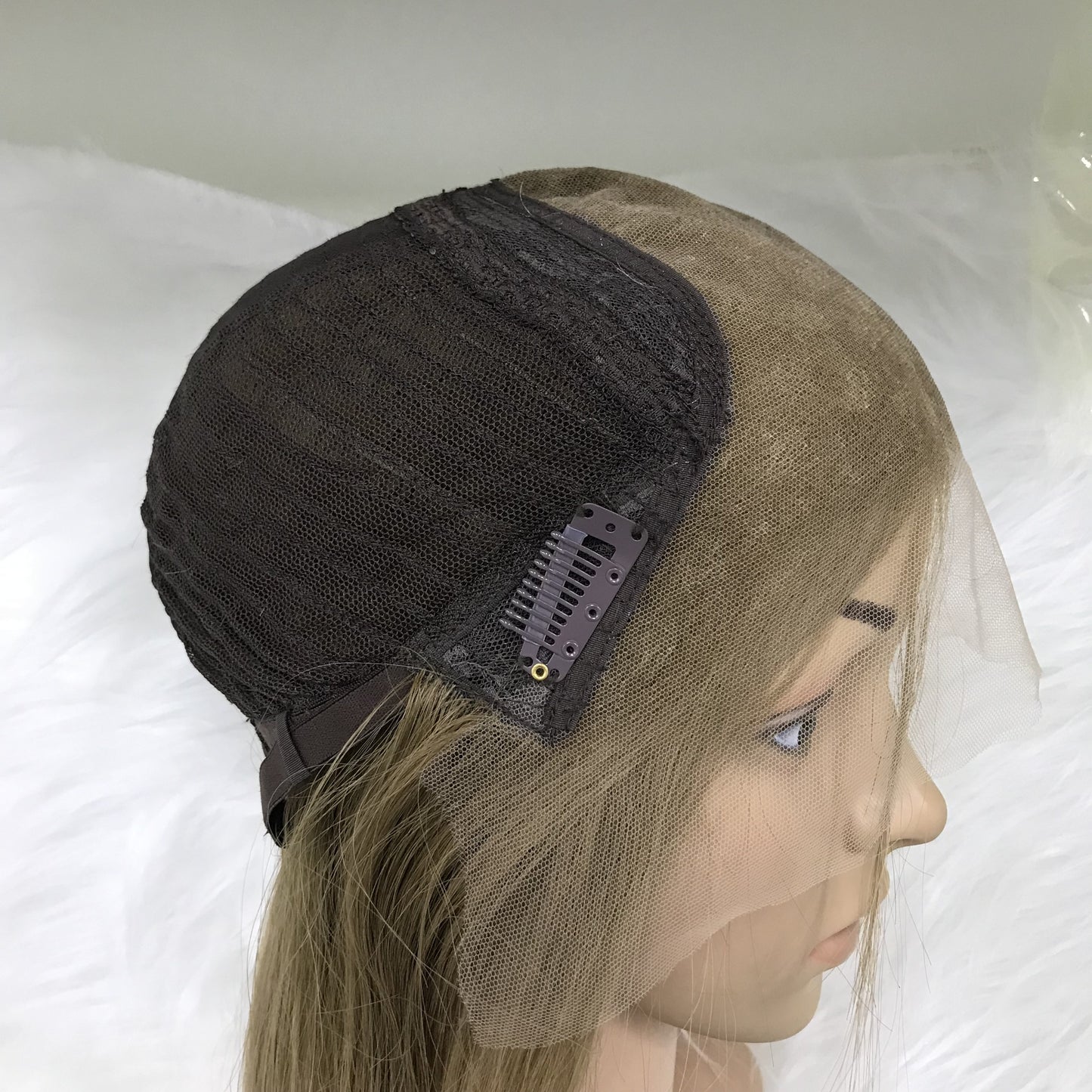 HIGHT QUALIT HUMAN JEWISH HAIR HD LACE TOP WIG