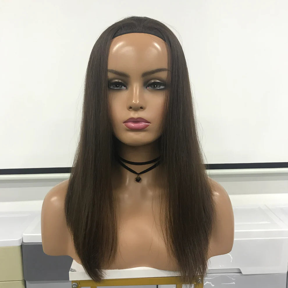 WOMEN'S EUROPEAN RAW HAIR JEWISH BAND FALL WIG