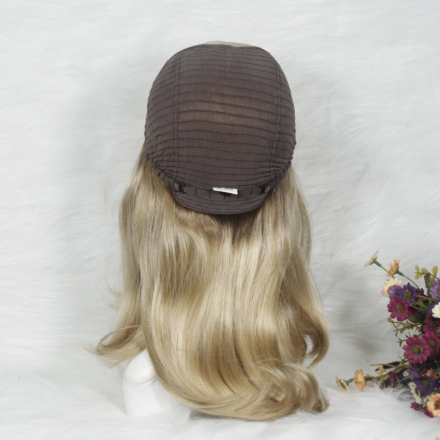 5''*5''MONO TOP HUMAN HAIR MEDICAL WIG CAP