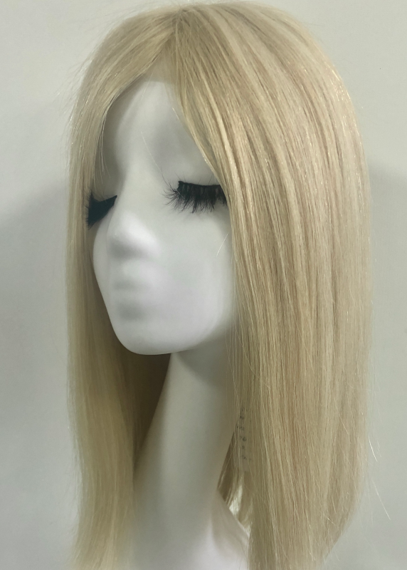 PERFECTION HD Swiss lace front all-handmade silicone wig creates a motherly-looking hairline