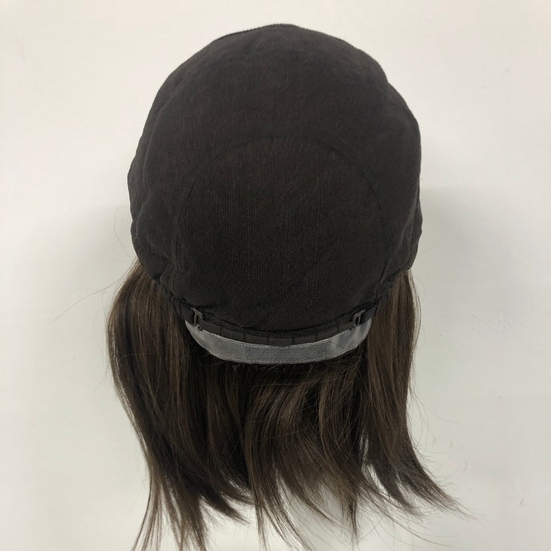 FLOWER HD Lace Front Mono Top Wig HD lace front Made With Virgin Remy Raw Hair For Women