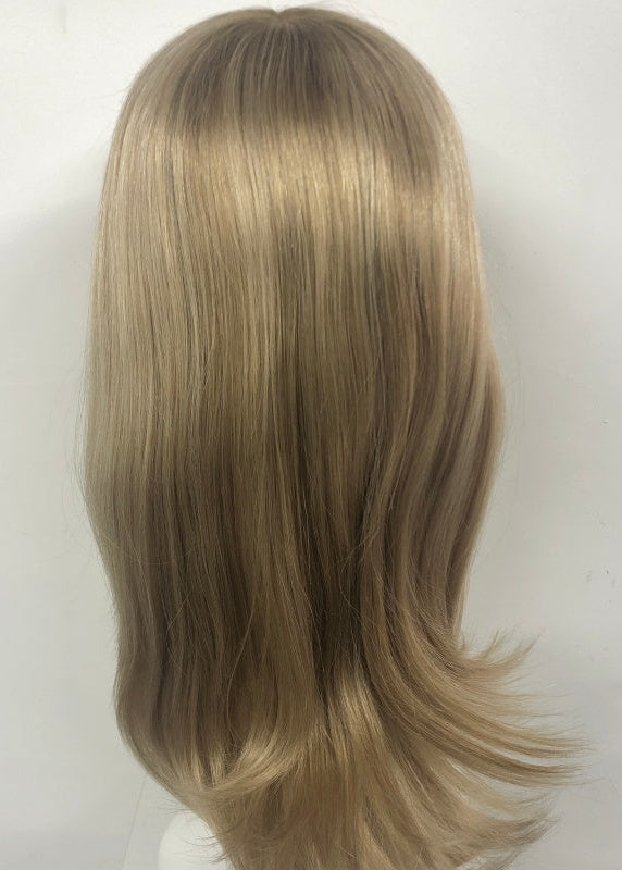 SECON Premium Full Handmade Silicon Wig | Undetectable HD Lace Front 613-20_18 16"