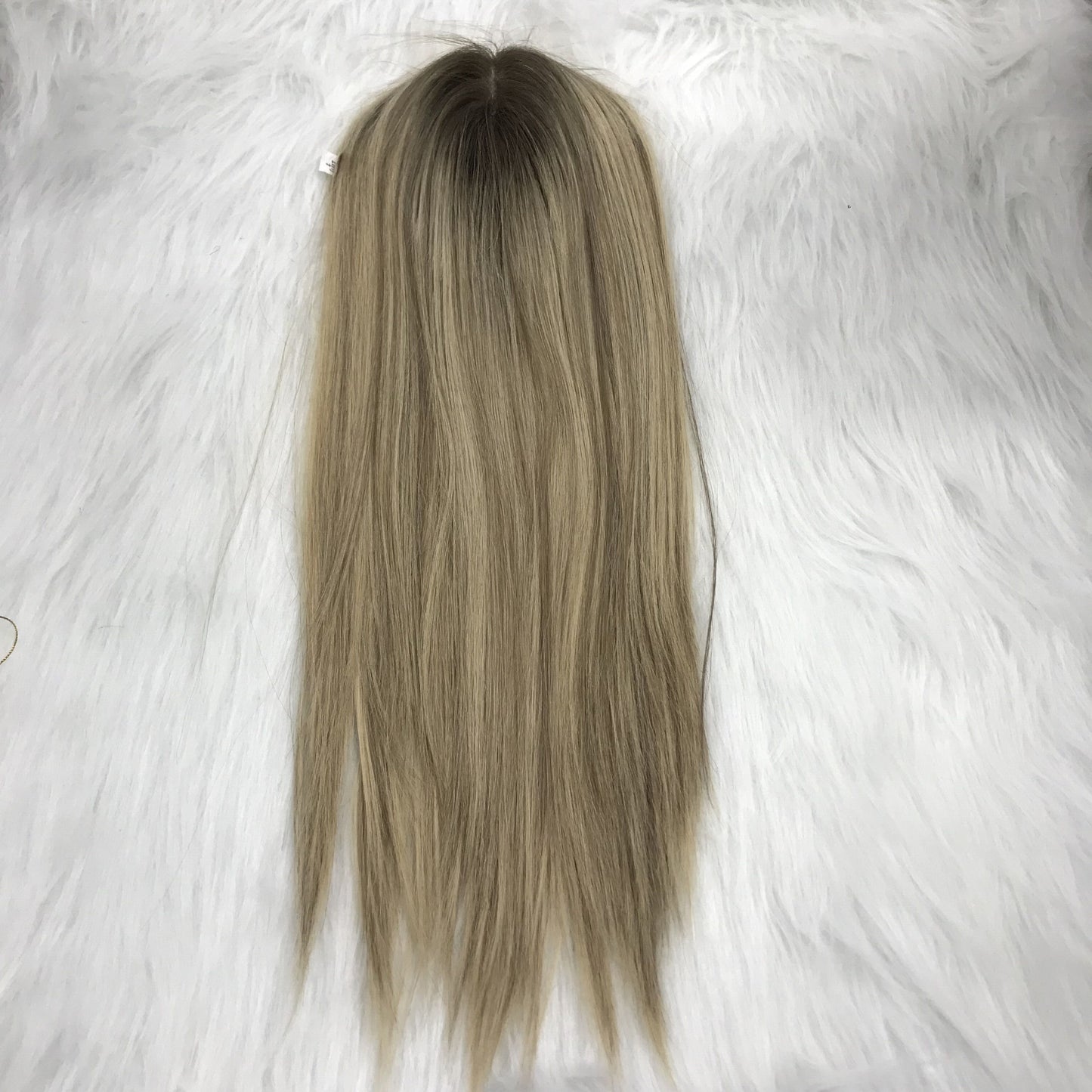 HUMAN HAIR PIECE CLIP IN LACE BASE TOPPER