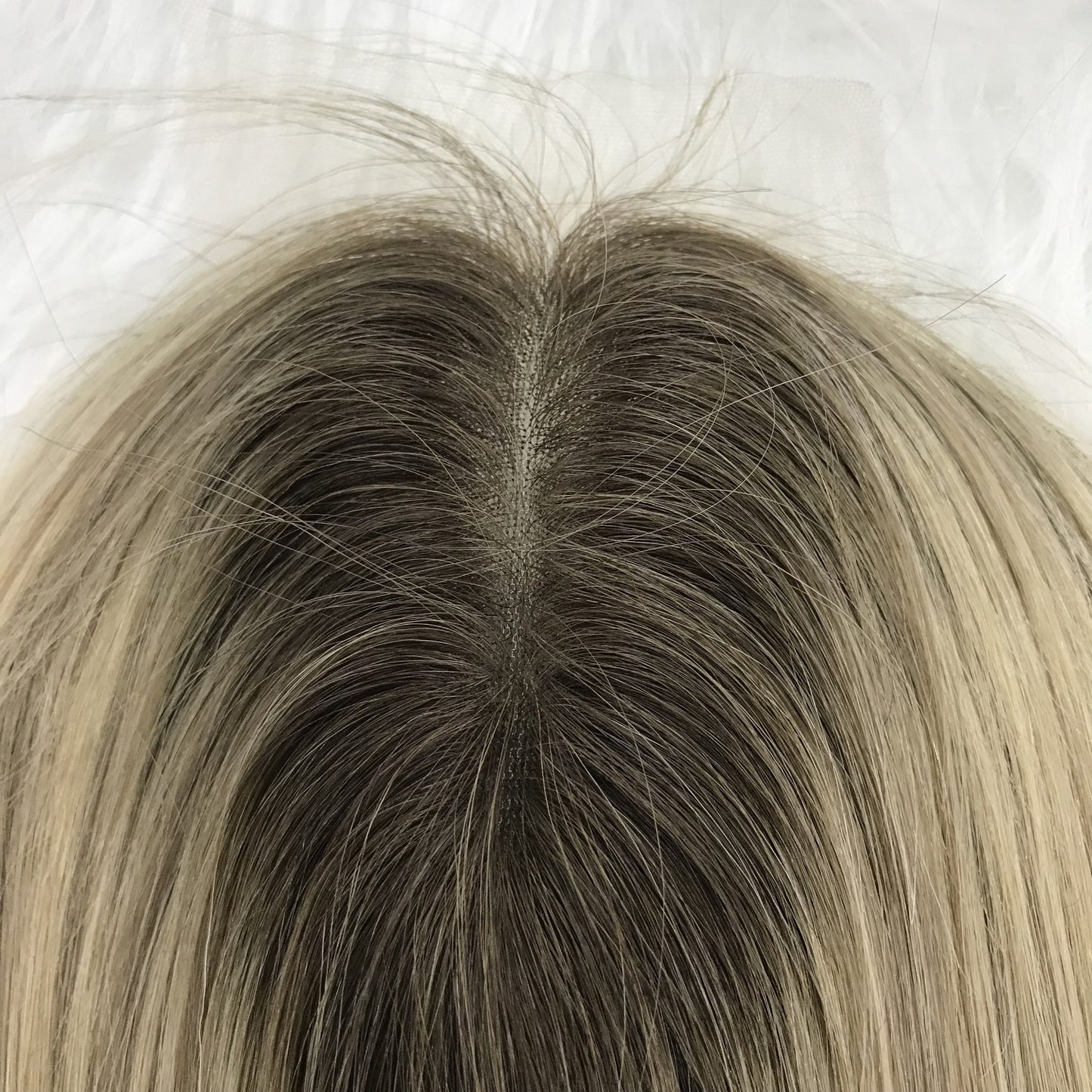 HUMAN HAIR PIECE CLIP IN LACE BASE TOPPER