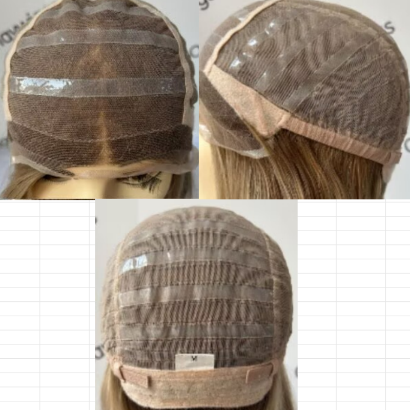 SECON Full Handmade Silicon Wig , With HD Swiss Lace Front And Virgin Remy Raw Hair For Women