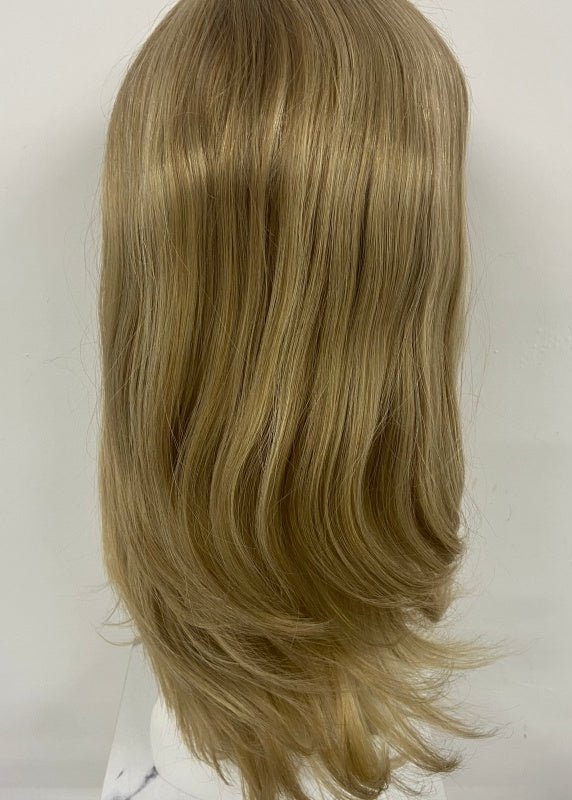 LEVITA Full Handmade Mono Top Wig With P Mono Lace Front & Silk Cover For Women