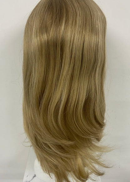 LEVITA Full Handmade Mono Top Wig With P Mono Lace Front & Silk Cover For Women