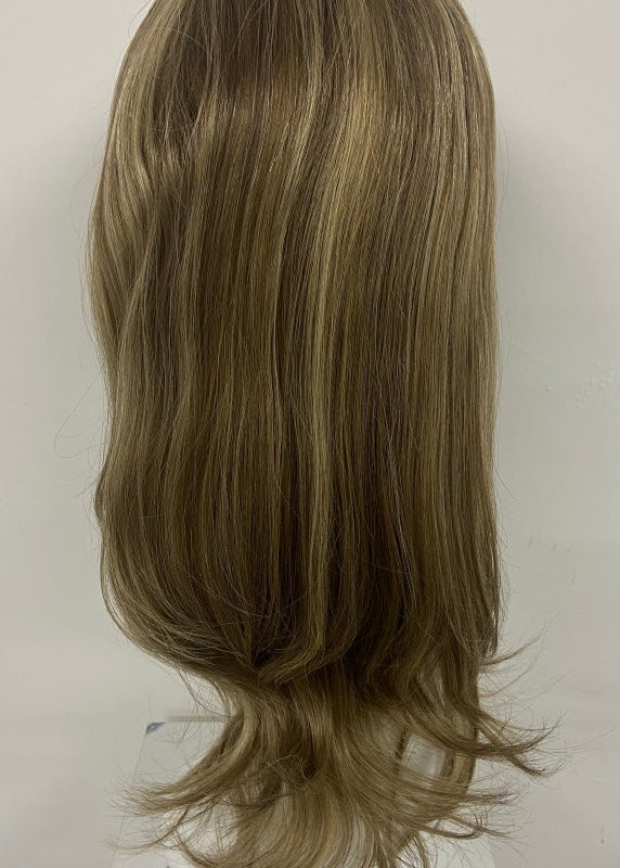 LEVITA Full Handmade Mono Top Wig With P Mono Lace Front & Silk Cover For Women