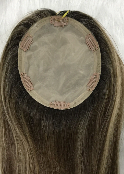 6*6.5 WOMEN‘S NATURAL HAIR SILK TOP BASE TOPPER
