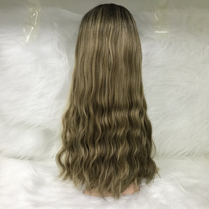 3"*5" HIGHT QUALIT HUMAN JEWISH WAVE HAIR LACE TOP WIG