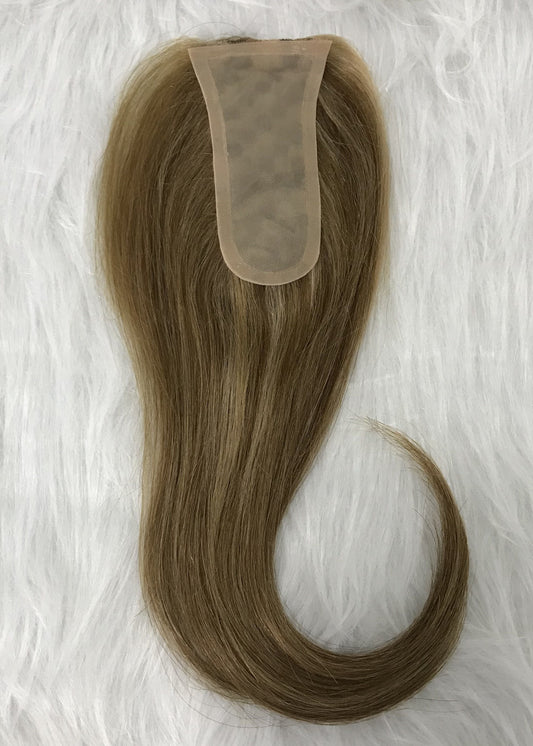 2.1"X5.5"  HUMAN HAIR FOR WOMEN SILK TOP BASE TOPPER