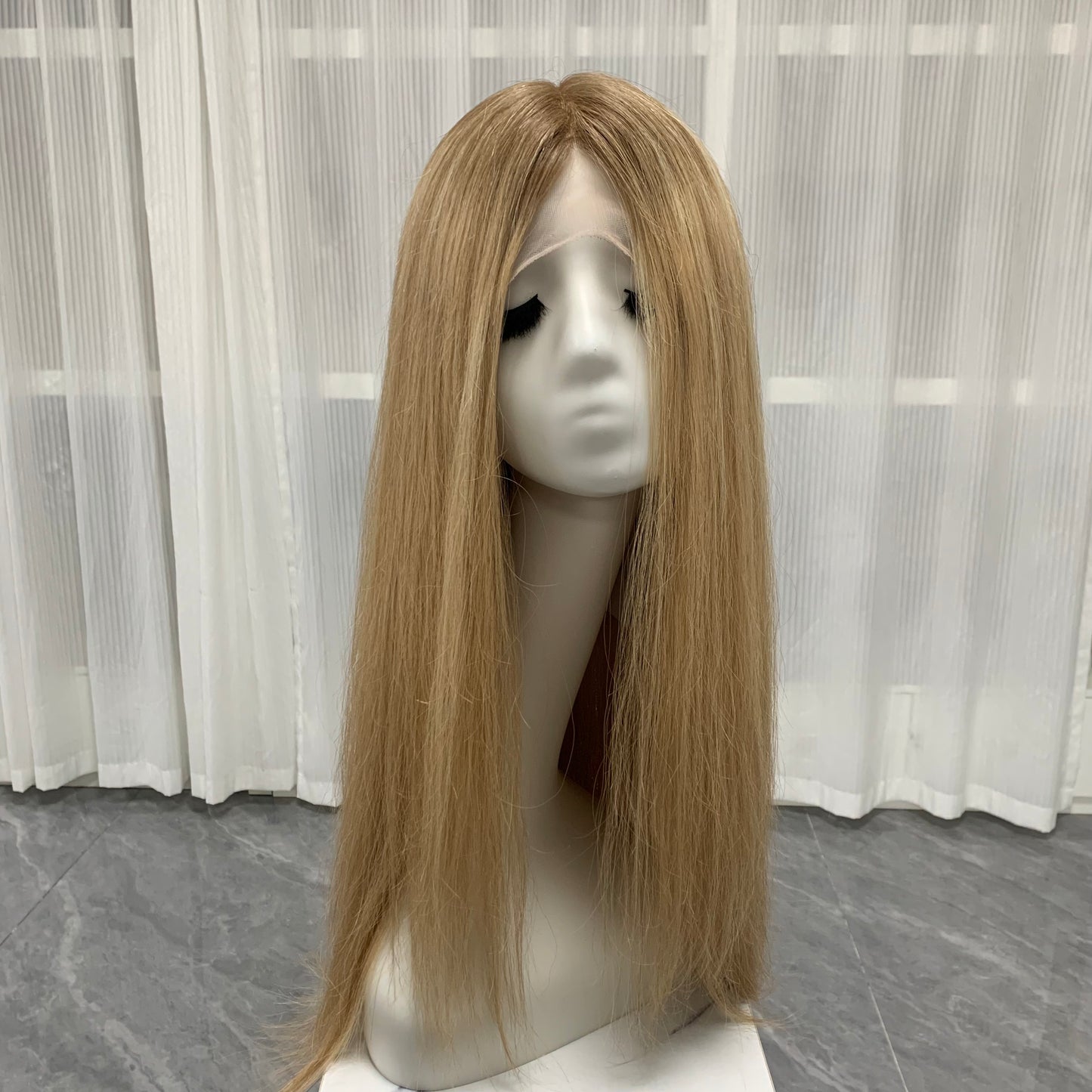 Mono Top Full Handmade HD Lace Front Straight Human Hair Wigs For Women