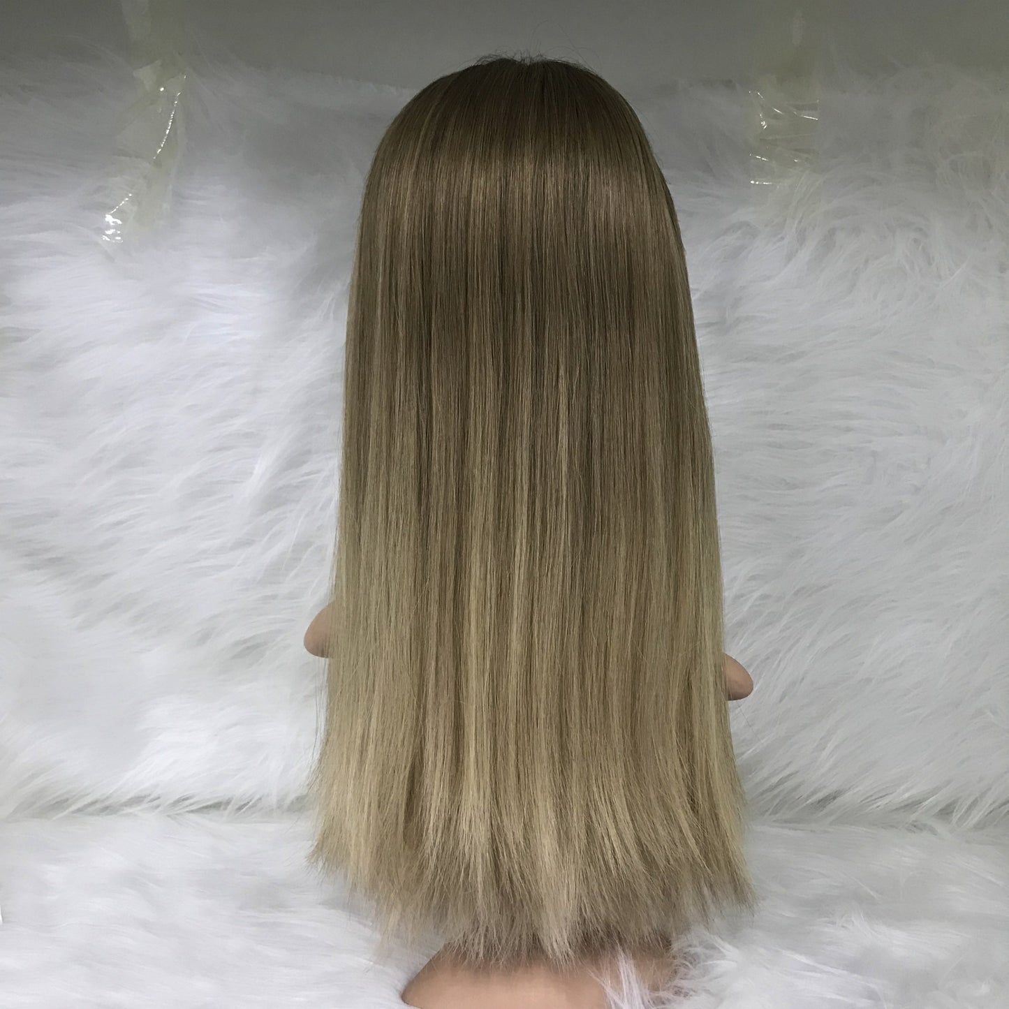 JEWISH BREATHABLE RAW HAIR HD LACE TOP WIG