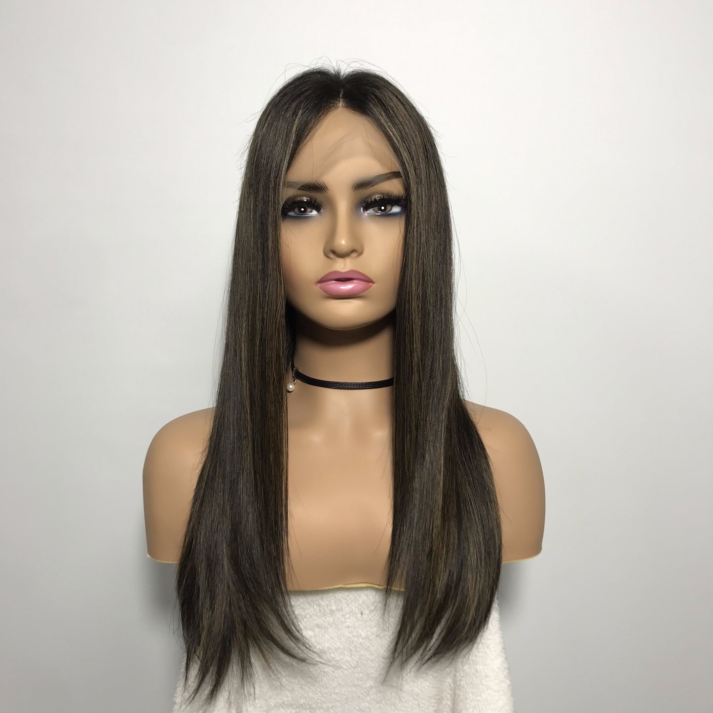 3"*5" JEWISH INVISIBLE LACE WIG HUMAN HAIR