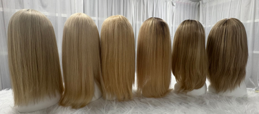 Mono Top Full Handmade Hard Lace Front Straight Human Hair Wigs For Women