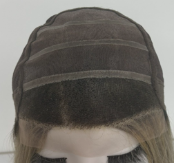 Mono Top Full Handmade Hard Lace Front Straight Human Hair Wigs For Women