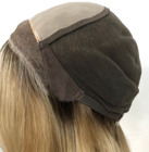 Mono Top Full Handmade Hard Lace Front 20‘’ Straight Human Hair Wigs For Women