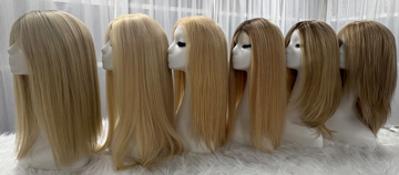 Mono Top Weft Back Hard Lace Front 22‘’ Human Hair Wigs For Women