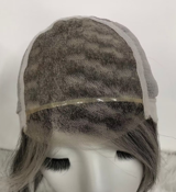 Mono Top Full Handmade Hard Lace Front 24'' Straight Human Hair Wigs For Women