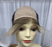 Mono Top Weft Back Hard Lace Front 18‘’ Straight Human Hair Wigs For Women