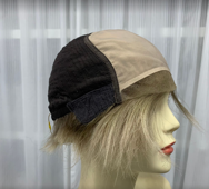 Mono Top Weft Back Hard Lace Front 18‘’ Straight Human Hair Wigs For Women