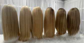 Lace Front Handtied Silk Top Wigs|Full Weftback with Silicon