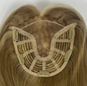 Lace Front Monofilament Base Topper|Weftback