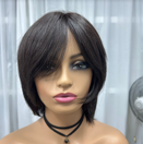 Machine Made Wigs For Women|Human Hair