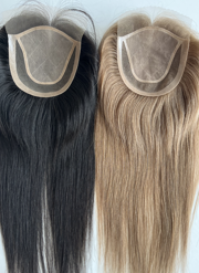 Lace Front Silk Top Topper