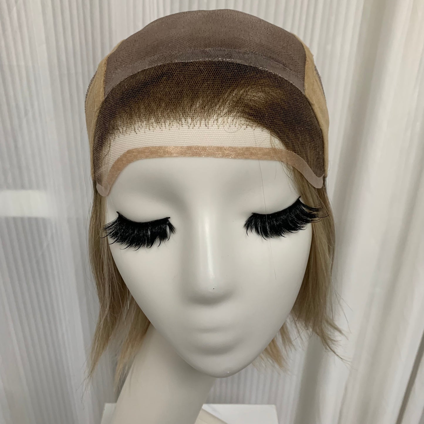Mono Top Full Handmade Soft Lace Front 12‘’ Short  Human Hair Wigs For Women