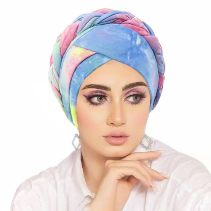 Satin Lined Bonnets for Women Inner Layered Rayon Sleeping Cap Double Layers Warm Headscarf  Turban Silky Satin Bonnet