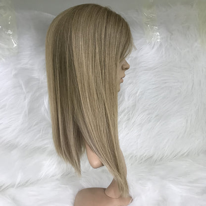 HIGHT QUALIT  HUMAN JEWISH HAIR HD LACE TOP WIG