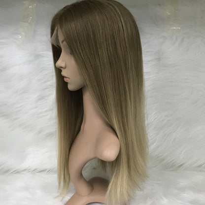 JEWISH BREATHABLE RAW HAIR HD LACE TOP WIG